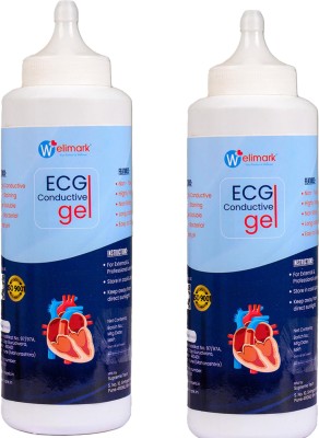 WELIMARK ECG Gel Pack of 2 White Gel(2 x 125 ml)