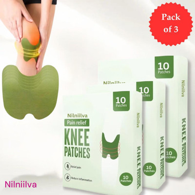 NILNIILVA Knee Patches that support joint health: Pack of 3 Plaster & Patch(3 x 100 g)