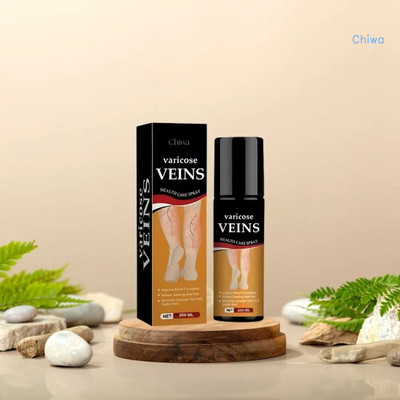 CHIWA New Varicose veins spray effective calming spray eases swelling cramps fatigue Liquid(100 ml)
