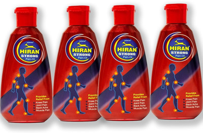 Hiran ASWINI STRONG PAIN OIL 80ML PACK OF 4 Liquid(4 x 80 ml)