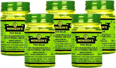 Monison Monisons Pain Balm 50gm Pack of 5 For Headache Cold & Joint Pain Balm Balm(5 x 50 g)