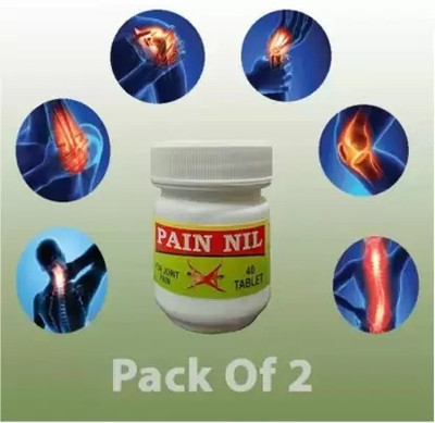 PAIN NIL Ayurvedic 40 Tablet For Artharitis & Joint pain, knee Pain Tablets(2 x 20 Units)