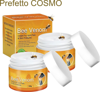 Prefetto COSMO Bee Venom for Quick Bone Healing & Joint Pain Reduction Cream(2 x 100 g)