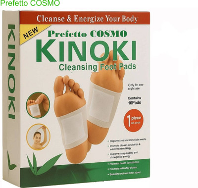 Prefetto COSMO Natural Detox Patches for Feet – Unisex Use Plaster & Patch(10 Patches)
