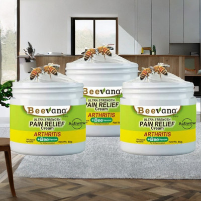 ACTIWOW BeeVenom Muscle Recovery Cream for Sore Legs Pack of 3 Cream(3 x 16.67 g)