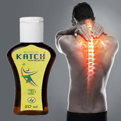 Masolin Herbal Katch Ayurvedic Joint Pain Relief Oil- 50ml Liquid(50 ml)
