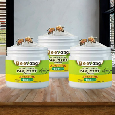 ACTIWOW BeeVana Natural Relief for Stiff Joints Pack of 3 Cream(3 x 16.67 g)