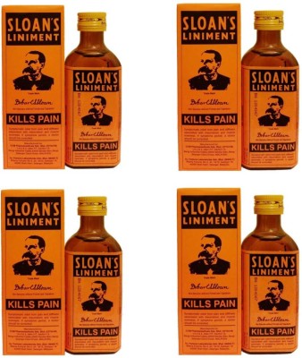 Sloan's LINIMENT Genuine Medicated Oil for Muscular Pain Liquid 4 pcs Liquid(280 ml)