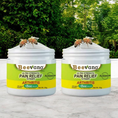 ACTIWOW BeeVana Pain Relief Cream for Active Lifestyle Aches Pack of 2 Cream(2 x 25 g)