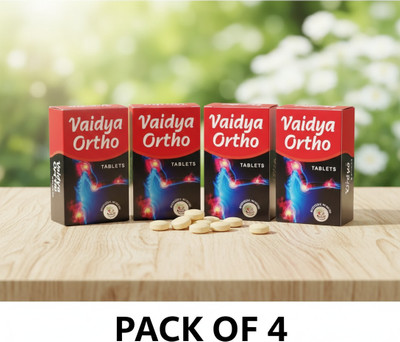 Quickbits Vaidya Ortho Tablets, For Joint Pain pack of 4 Tablets(4 x 30 Units)