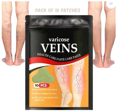 BIFRRUTANT varicose veins patches with non-greasy herbal formula Plaster & Patch(10 x 1 g)