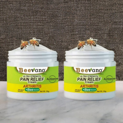 ACTIWOW BeeVana Pain Relief for Inflammation & Swelling Pack of 2 Cream(2 x 25 g)