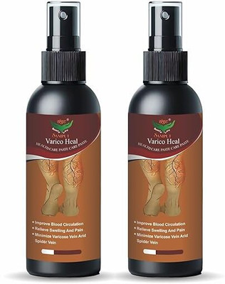 SAMPUT Varicose Veins Spray -100ml Each Bottle– Natural Herbal Formula(Pack OF 2) Spray(2 x 30 g)