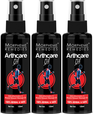 Morpheme Remedies Arthcare Oil Liquid(3 x 120 ml)
