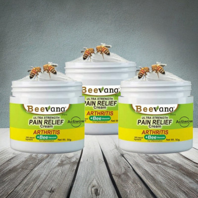 ACTIWOW BeeVana Relief for Stiff & Painful Muscles Pack of 3 Cream(3 x 16.67 g)