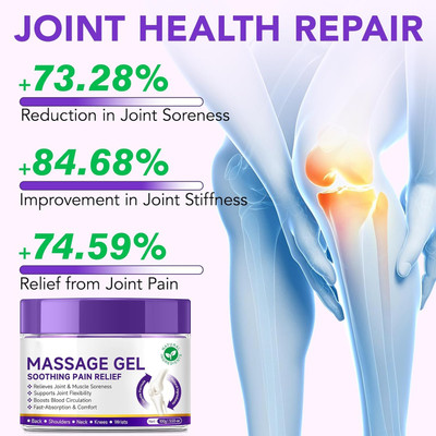 Famire Soothing Pain Relief Massage Gel ForJoint Purple Gel,Massage Gel Joint Pain Gel(100 ml)