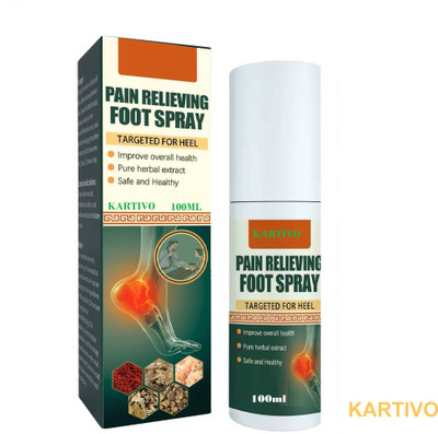 KARTIVO Herbal Foot Spray – Pain Free Comfort Daily Liquid(100 ml)