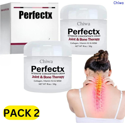 CHIWA Perfectx Complete Joint & Bone Collagen Cream for Knee, Back, Elbow Cream(2 x 50 g)