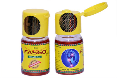 Fasgo FASGO_Ayurvedic Thailam 20ml - (PACK of 4)| Pain Relief Oil | clinically proven Liquid(4 x 1 Units)