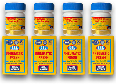 JRA Cure Rheumatic Fresh Capsules(Pack Of 4) Tablets(4 x 30 Units)