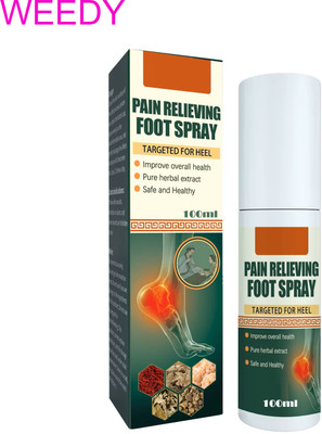 WEEDY Menthol Foot Spray for Quick Relief - 1 Liquid(100 ml)