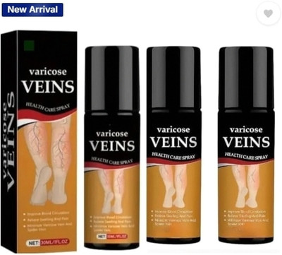 BIFRRUTANT vericose vein spray cooling repair for swollen leg muscles Spray(3 x 50 ml)