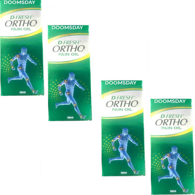 DOOMSDAY d -fresh ortho pain oil 50 ml per pcs. pack of 4 Liquid(4 x 50 g)