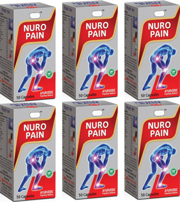 vedazone NURO PAIN Natural Relief from Arthritis, Back Pain & Joint pain Capsules(6 x 30 Units)