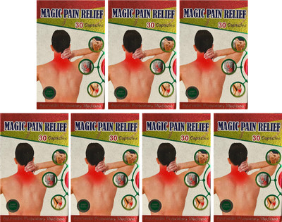 DEAL TO DEAL MAGIC PAIN RELIEF AYUVEDIC 30 CAPSULE FOR ALL TYPE PAIN RELIEF Capsules(7 x 30 Units)