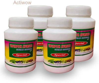 ACTIWOW Vidyapith Sugar Powder for Controlling Glucose and Insulin Levels Pack of 4 A01 Powder(4 x 100 g)