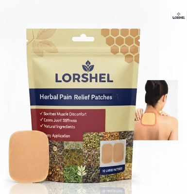 LORSHEL Herbal Pain Relief Patch - Daily Use for Premium Quality Plaster & Patch(10 Patches)