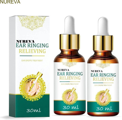 nureva Ear Ringing Relief Drops – Soothing Liquid for Ear Comfort (Pack of 2) Liquid(2 x 30 ml)