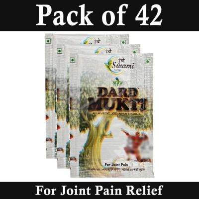 Vaidhya Dard Mukti Powder Swami Herbal Ayurvedic For joint pain relief Powder(42 x 1 g)