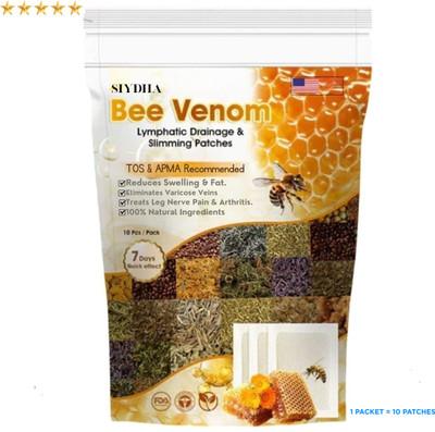 SIYDHA Bee Venom Foot Patch Lymph Drainage For Daily Use Plaster & Patch(100 g)