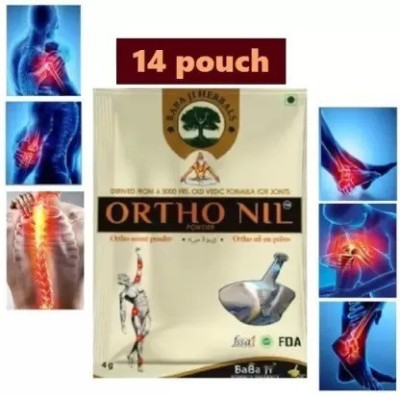 Quickbits Orthonil Ortho pai Nil Powder Joint Pain Relief Powder Powder (14 x 1 Units) Powder(14 x 1 Units)