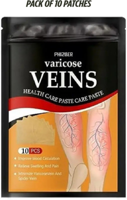 PHIZLLER Herbal varicose vein pain patches for everyday comfort and ease Plaster & Patch(10 x 1 Patches)