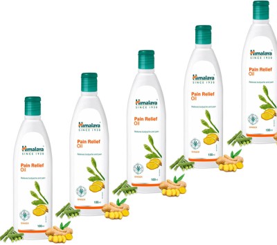 HIMALAYA Pain Relief Massage Oil Relieves bodyache and pain Liquid(5 x 100 ml)