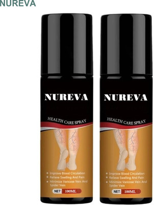 nureva Daily Leg Support Spray – Herbal Pack of 2 Liquid(2 x 100 ml)
