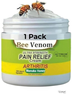 ACTIWOW Bee Venom Pain Relief for Back Muscle Relaxation Cream(100 g)