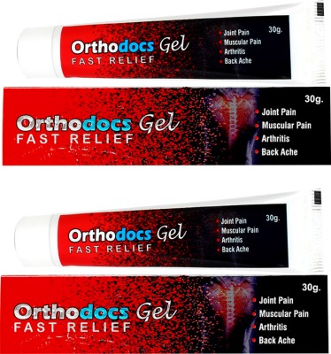 ORTHODOCS Instant Pain Relief Gel Regular Gel 30 Gm(2pc)60g Gel(2 x 30 g)