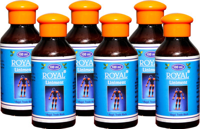 BRS Herbals Royal Liniment Oil Liquid(6 x 100 ml)