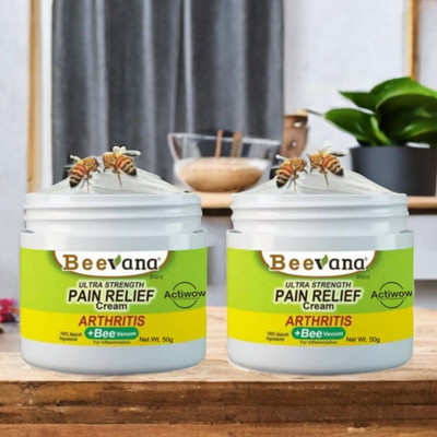 ACTIWOW BeeVana Natural Relief for Joint Swelling & Discomfort Pack of 2 Cream(2 x 25 g)