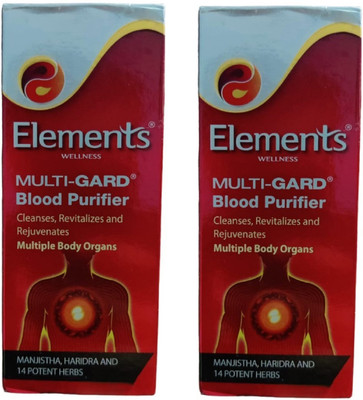 KRUM ELEMENTS WELLNESS Multi - Gard Blood Purifier 200ml (pack of 2) Liquid(2 x 200 ml)