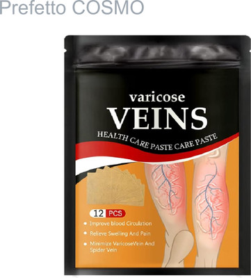 Prefetto COSMO Vein Relief Patch – Comfortable and Non-Sticky Plaster & Patch(12 Units)