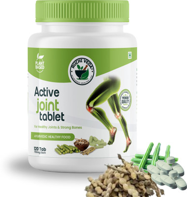 RUCHI VEDA-AYURVEDIC HEALTHY LIFE Active Joint Tablets -For Healthy Joints & Strong Bones-120teb Tablets(120 Units)