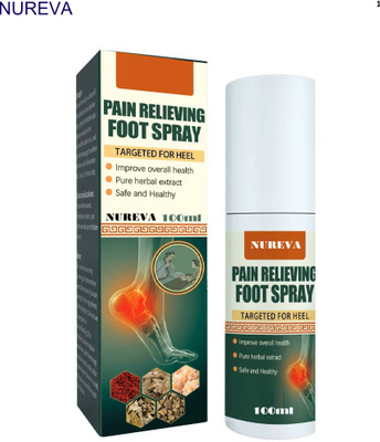 nureva Foot Pain Reliever Spray with Quick Action Spray(100 ml)