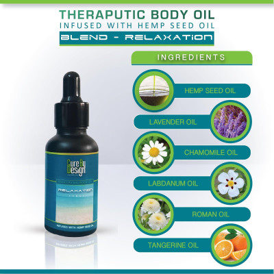Cure By Design Therapeutic Healing Blend - Relaxation |Aromatherapy |Pure Essential Oils Liquid(30 ml)