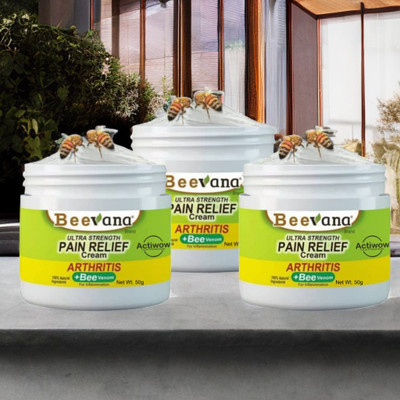 ACTIWOW BeeVana Natural Joint Pain Relief Cream Pack of 3 Cream(3 x 16.67 g)