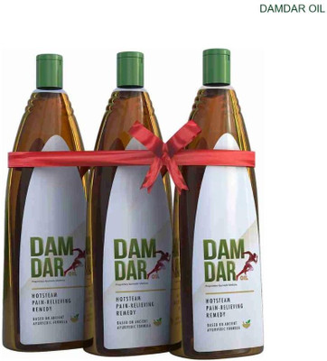 damdar Oil Herbal Pain Relief for Lower Back BC01 Liquid(3 x 66.67 ml)