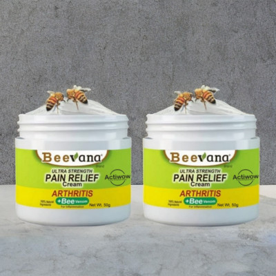 ACTIWOW BeeVana Muscle Recovery Relief for Fast Pain Relief Pack of 2 Cream(2 x 25 g)